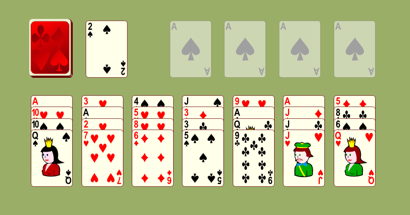 FreeCell (Quatro baralhos) \ Jogos de paciência Panoidl ENTERTAINMENT