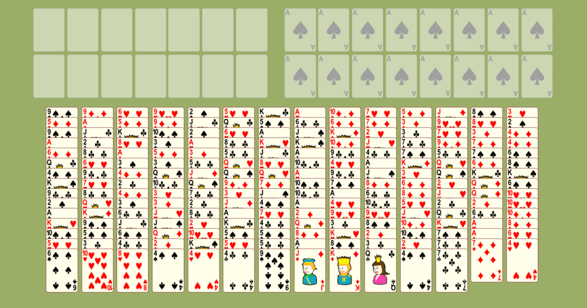 Paciência Freecell Dupla